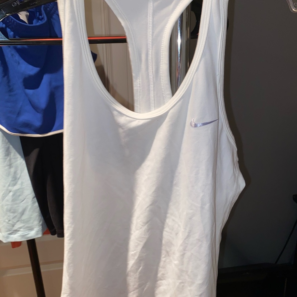 NEVER WORN white nike tank